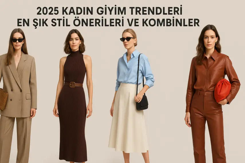  2025 yılına damgasını vuracak kadın giyim trendleri ve stil önerileri!