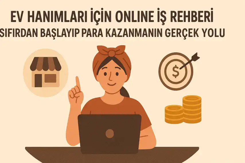 Ev Hanımları İçin Online İş Rehberi – Sıfırdan Başlayıp Para Kazanmanın Gerçek Yolu