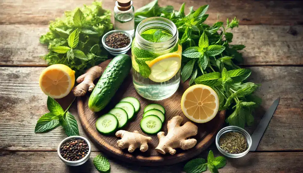 Karın Bölgesindeki Yağları Eriten Bitkisel Detoks Tarifleri