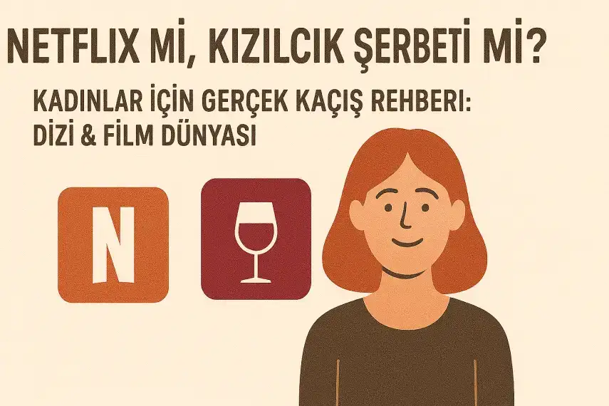 Netflix mi, Kızılcık Şerbeti mi? – Kadınlar İçin Gerçek Kaçış Rehberi: Dizi & Film Dünyası